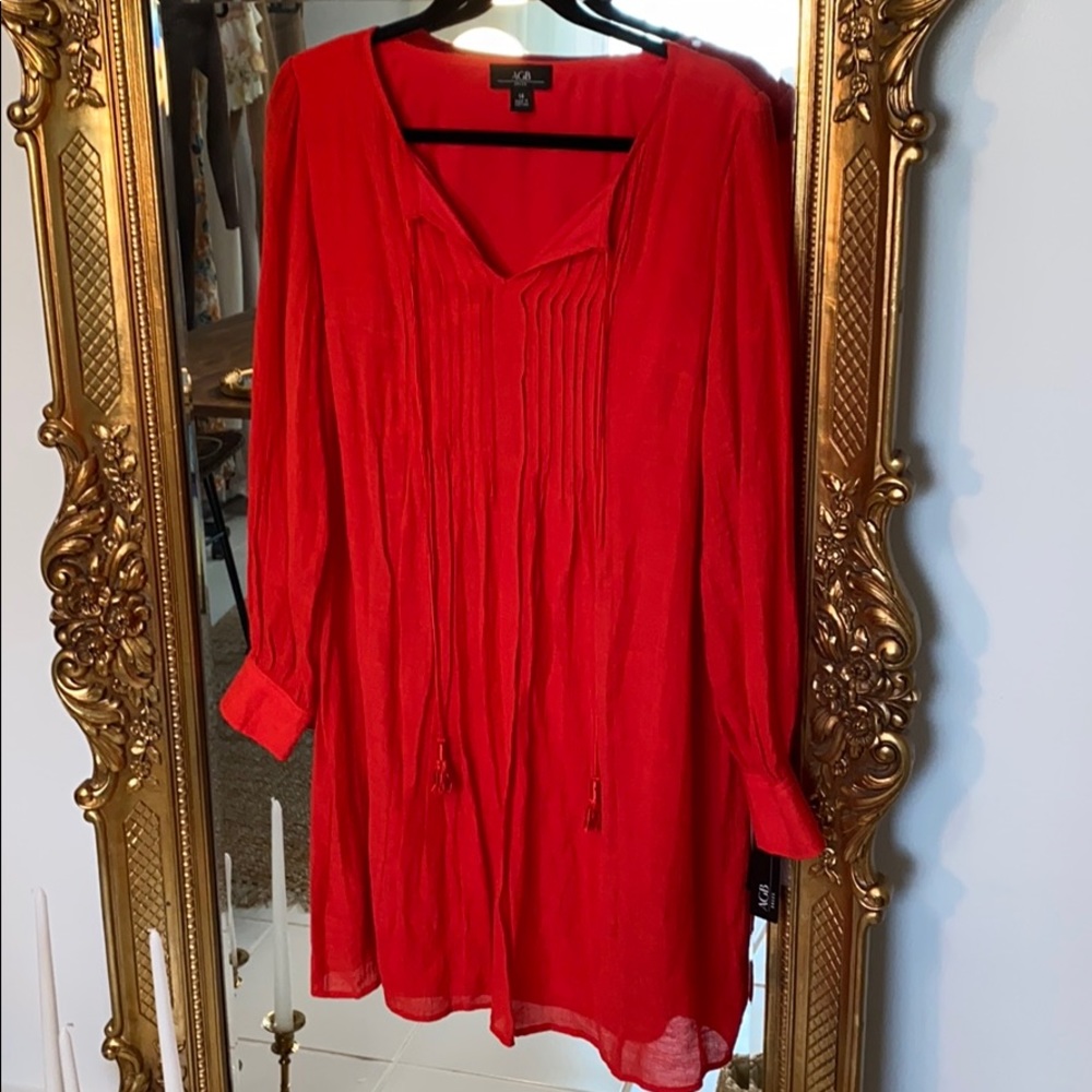 AGB Red dress